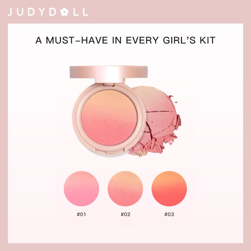 JUDYDOLL 4 Shades Colourful Gradient Blusher T2294
