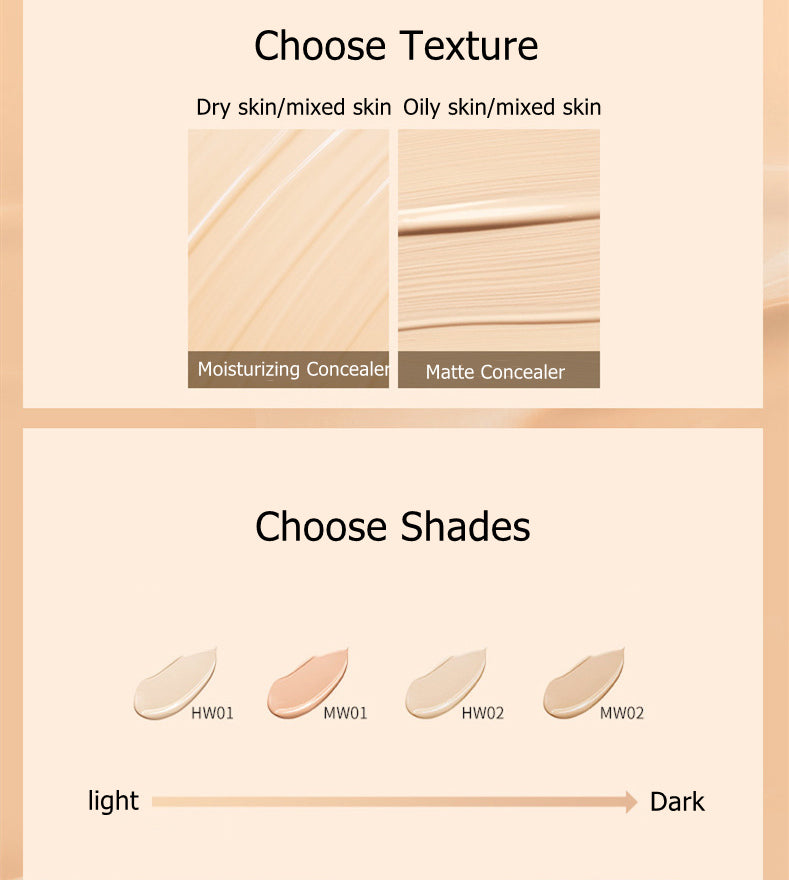 ZEESEA Moist Airy Concealer Full Coverage Foundation T2249