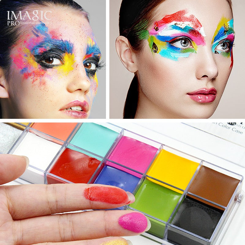 IMAGIC 12 Colors Flash Tattoo Face Body Paint T1911