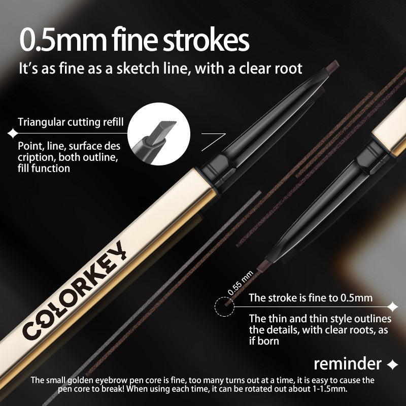 COLORKEY Triangle Eyebrow Pencil Waterproof Smooth T2210