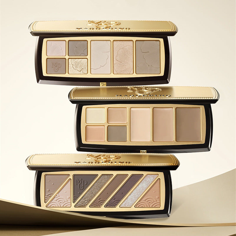 MAOGEPING Light Shadow Matte & Shimmer Contour Palette T3115