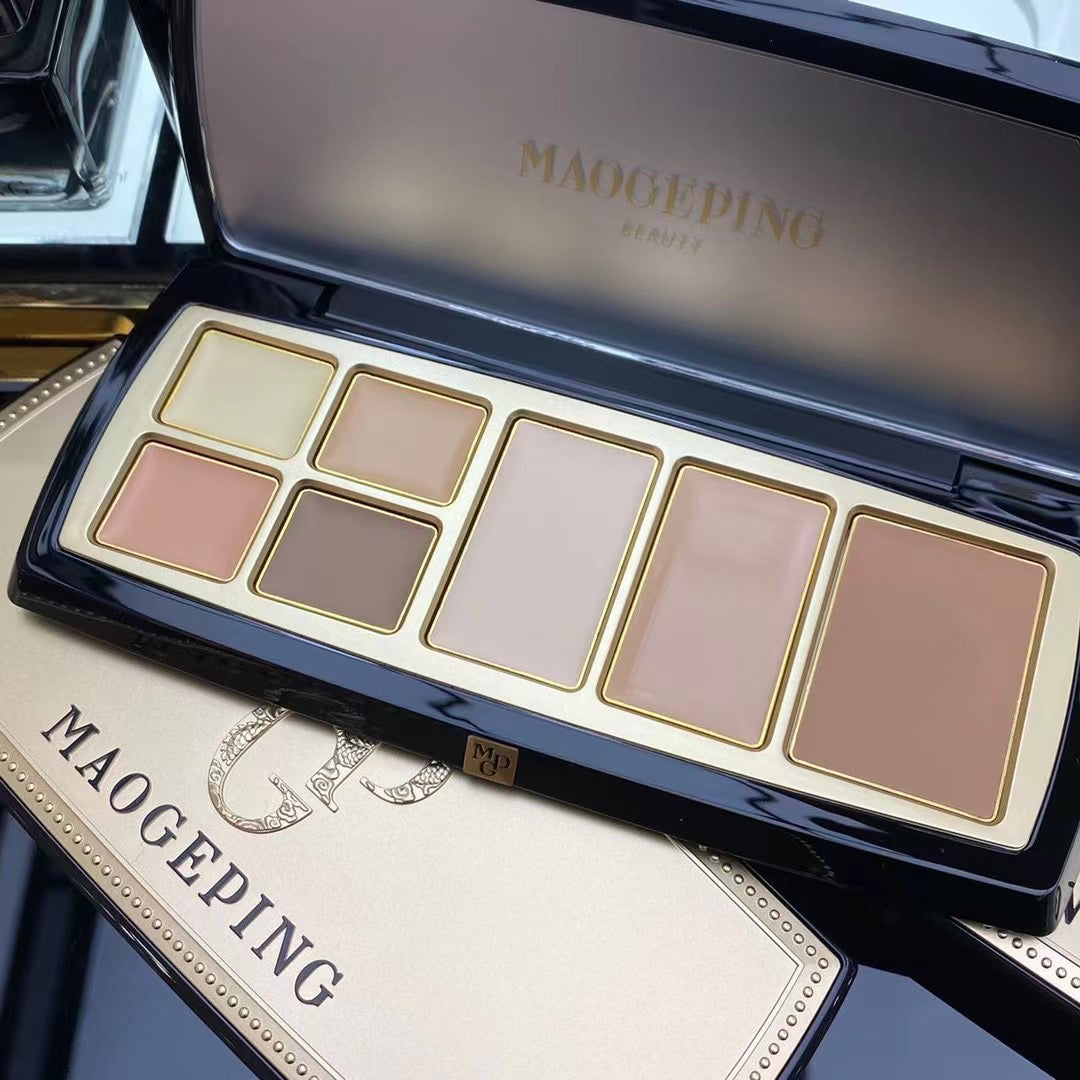 MAOGEPING Light Shadow Contour Highlighter Concealer Palette T3114