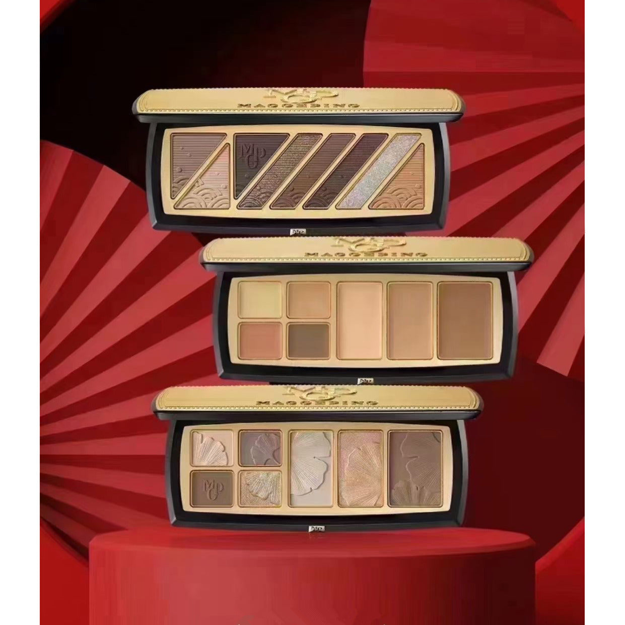 MAOGEPING Light Shadow 3D Nude Charm Eyeshadow Palette T3113