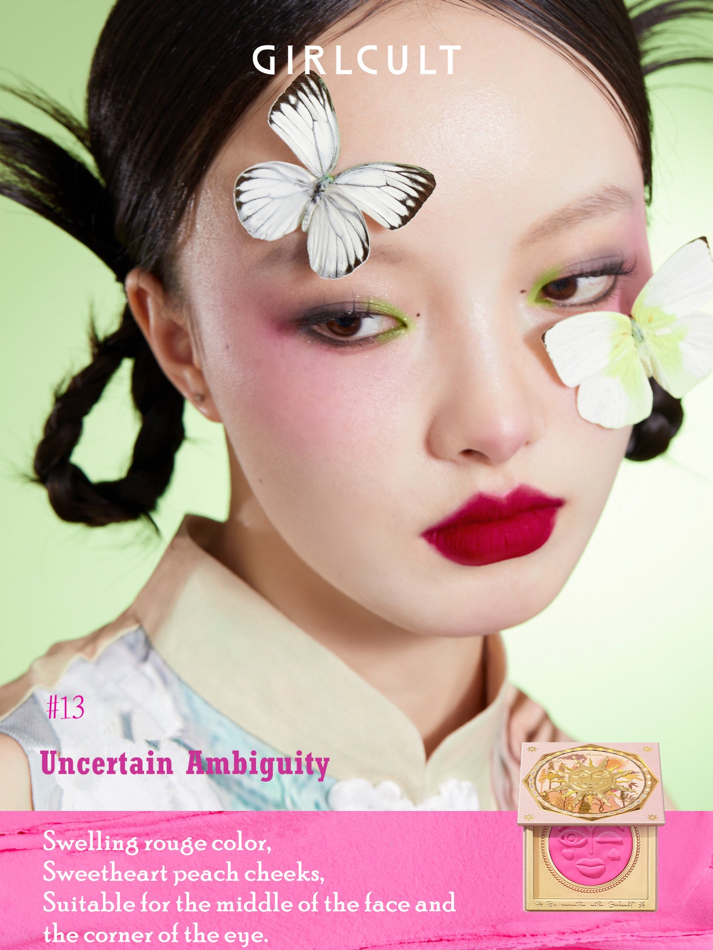 Girlcult Rouge Buckle Series Mood Blusher Powder T3109