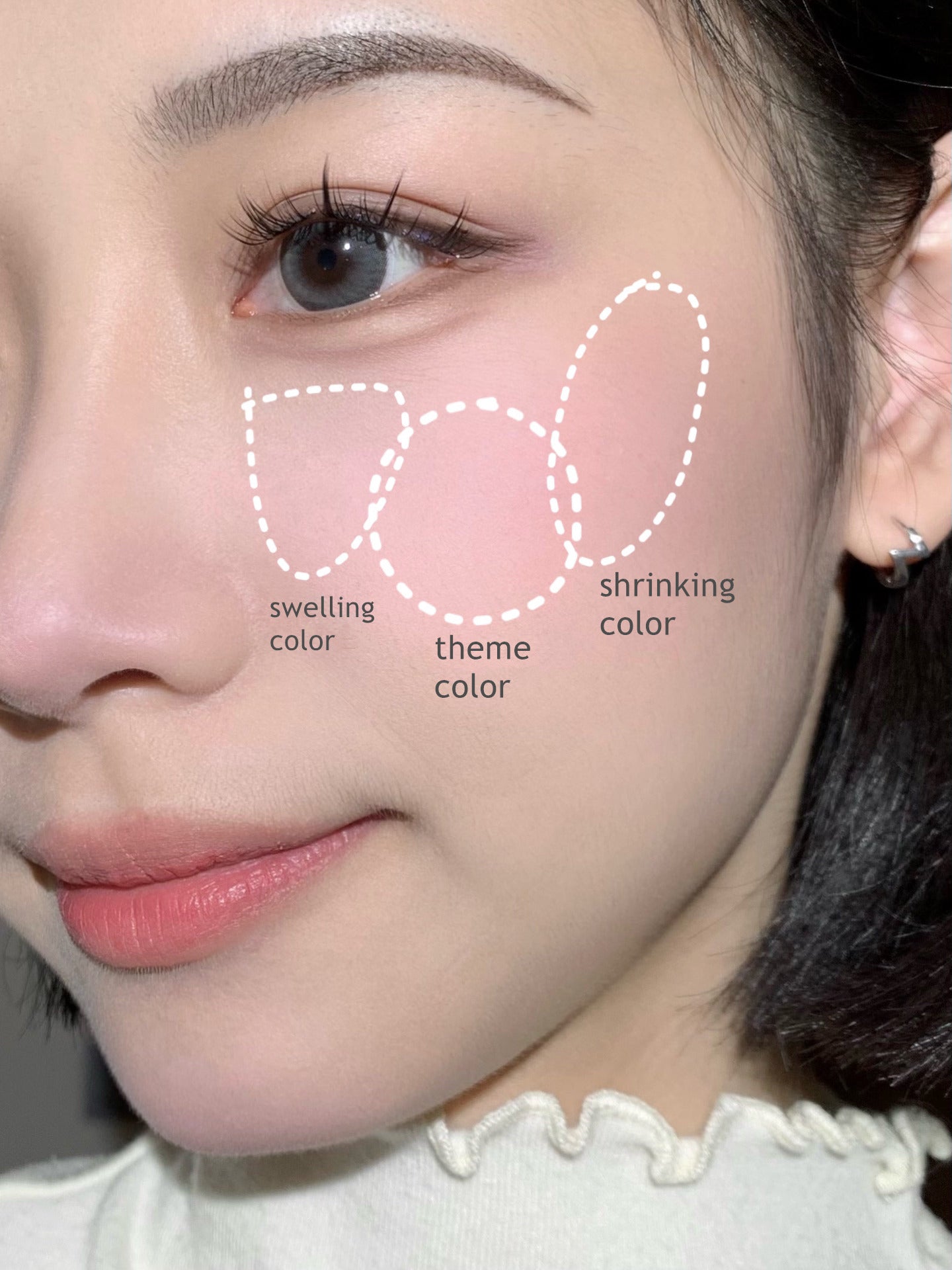 TIMAGE Green Jade Series Tri-Color Matte Blusher Palette T3129