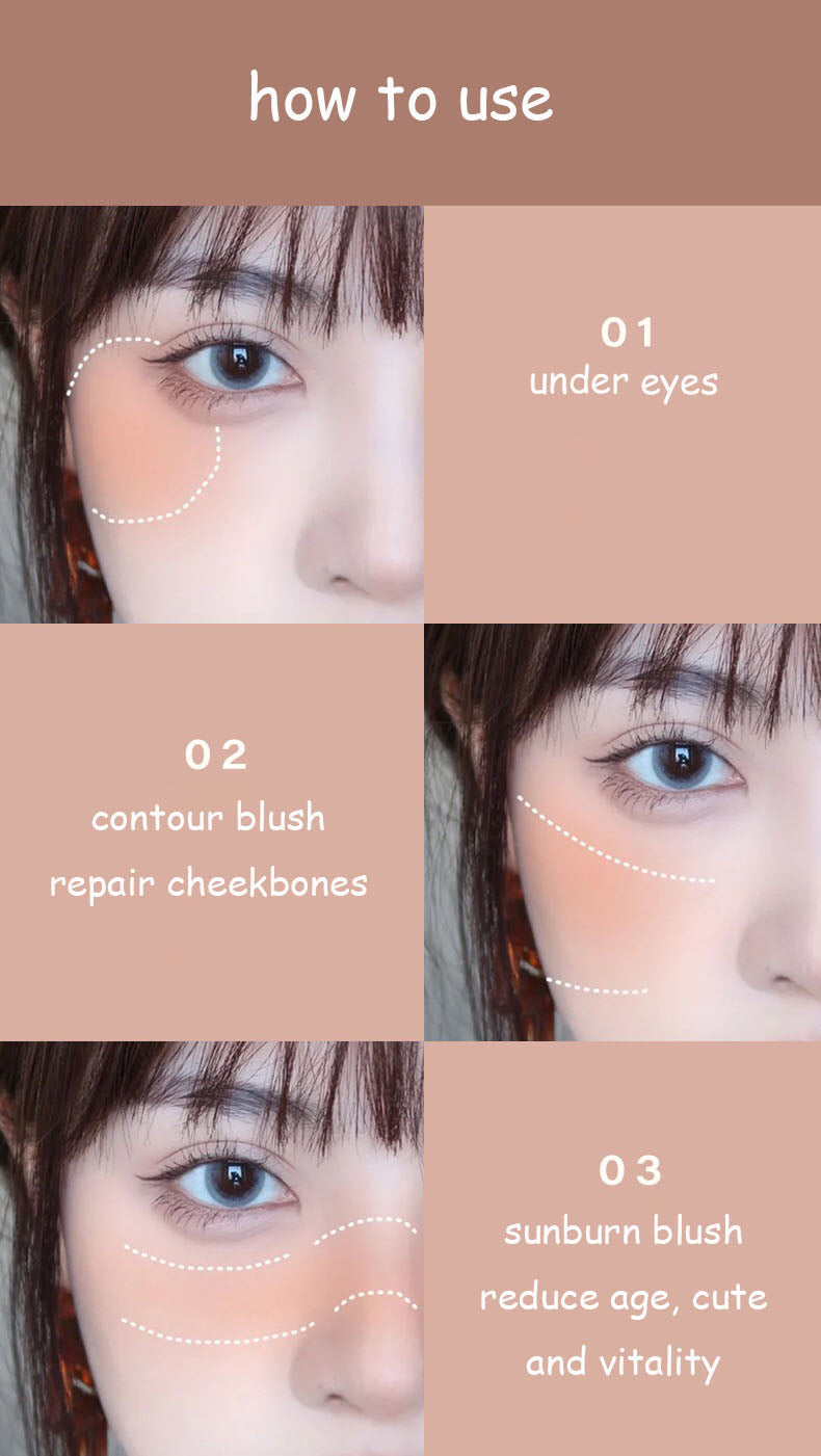 JOOCYEE Amber Series Monochrome Matte Makeup Blusher T2411