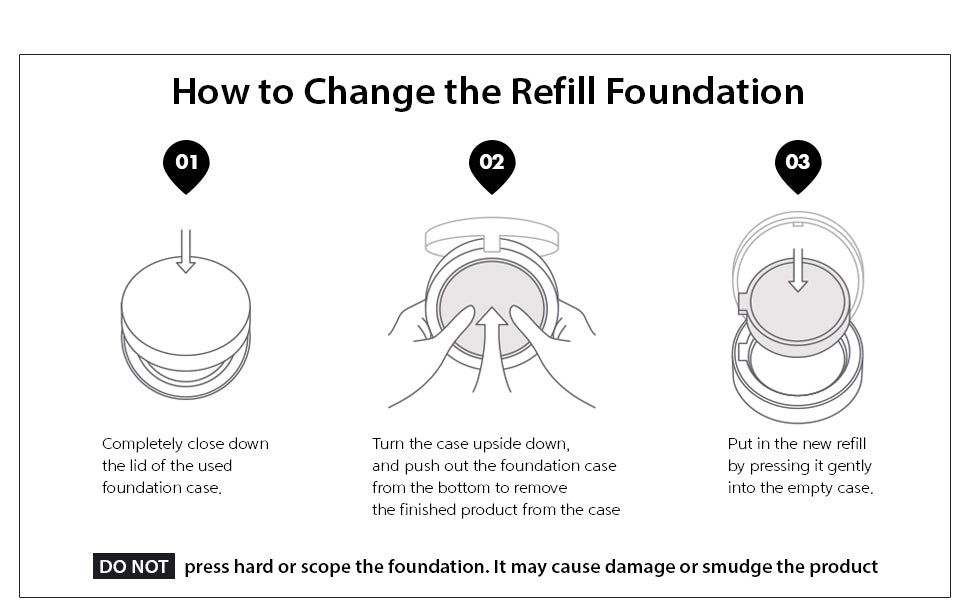 AGE 20's Signature 3-Color Concealer Air Cushion Foundation With Refill (Black Box) T1970