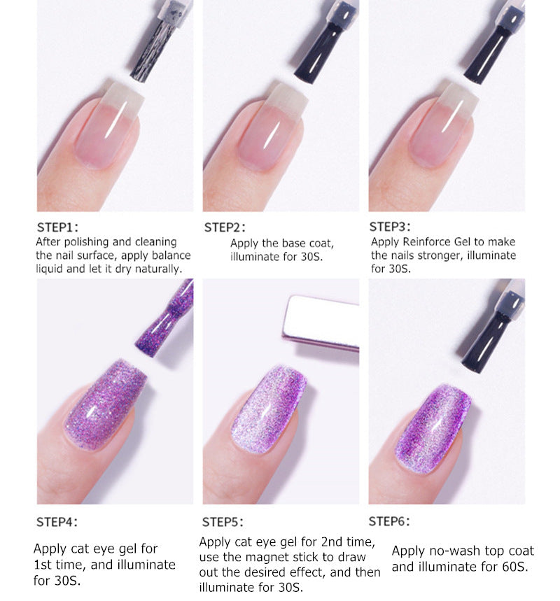 PERFECT COLOR 12ml Sunset Starry Series Cat Eye Gel Polish T3218