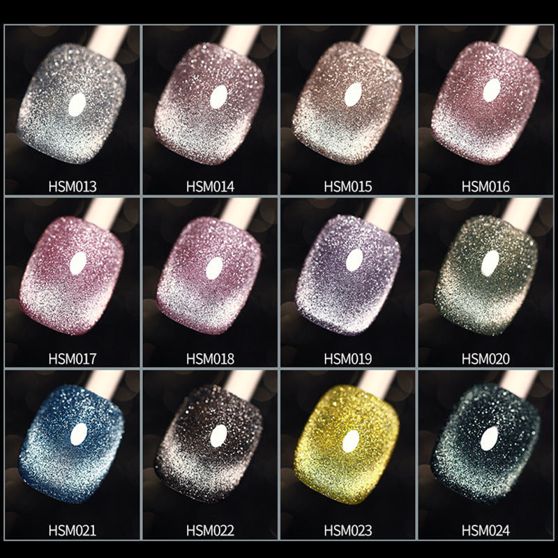 KaSi 15ml Healthy Galaxy Holographic Cat Eye Gel Polish T2631