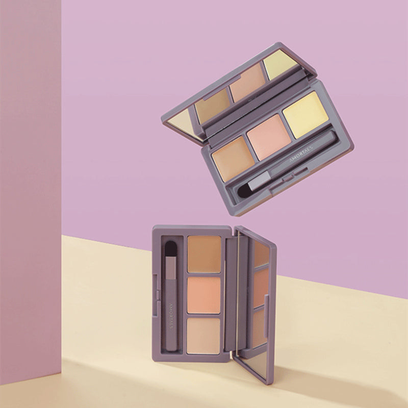 AMORTALS 3 Shades Cream Concealer Palette T2515