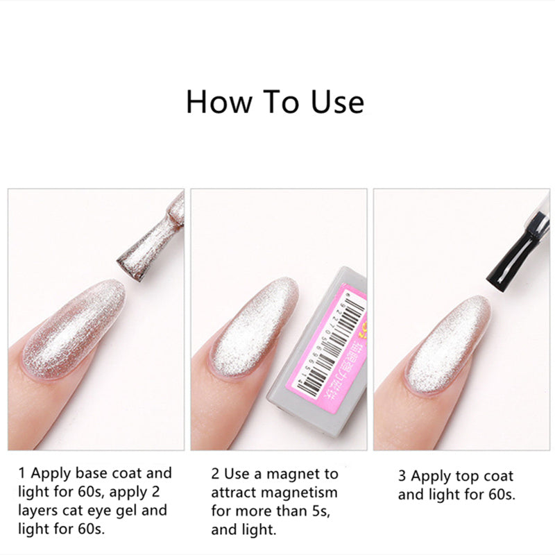 KaSi 15ml Healthy Crystal Cat Eye Gel Nail Polish T2357