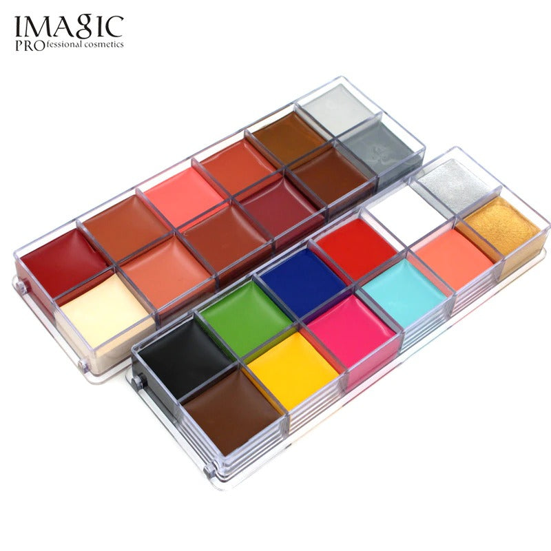 IMAGIC 12 Colors Flash Tattoo Face Body Paint T1911