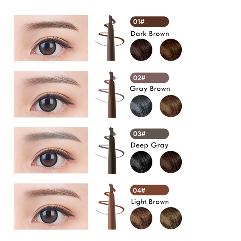 UNNY CLUB Double-head Auto-rotate Eyebrow Pencil T2460