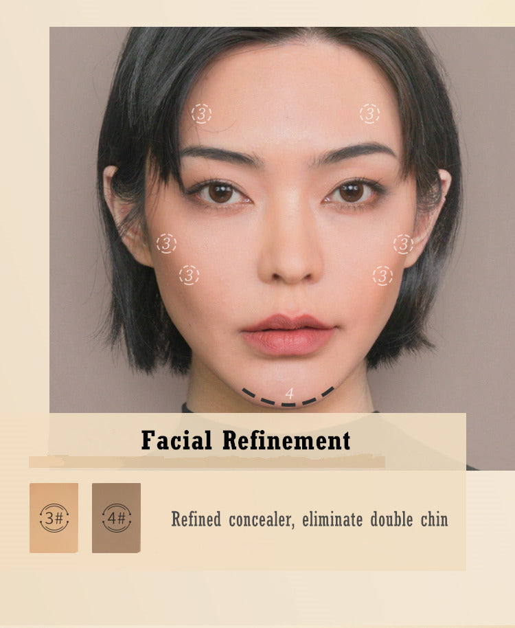 MAOGEPING Light Shadow Contour Highlighter Concealer Palette T3114