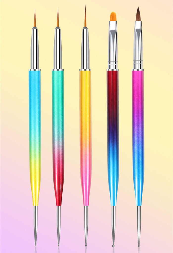 Nail Art Dotting Tool 5pcs/sets Nail Point Drill Pen 