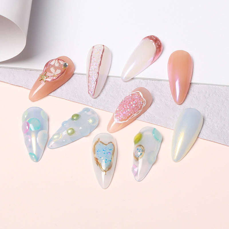 KaSi 7ml Three-Color Aurora Mirror Nail Powder T2650