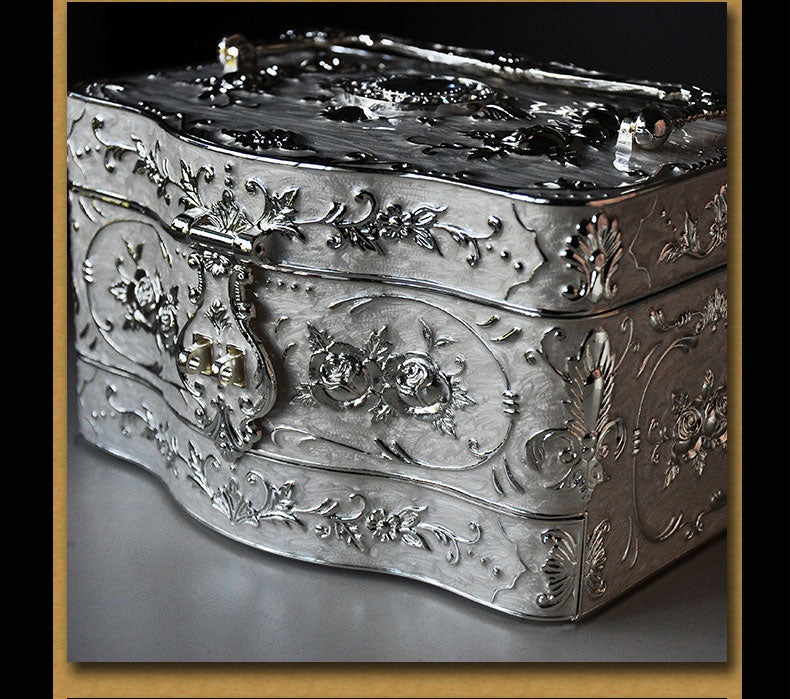 Wasjoye Luxurious European Princess Handmade Jewelry Box T3234