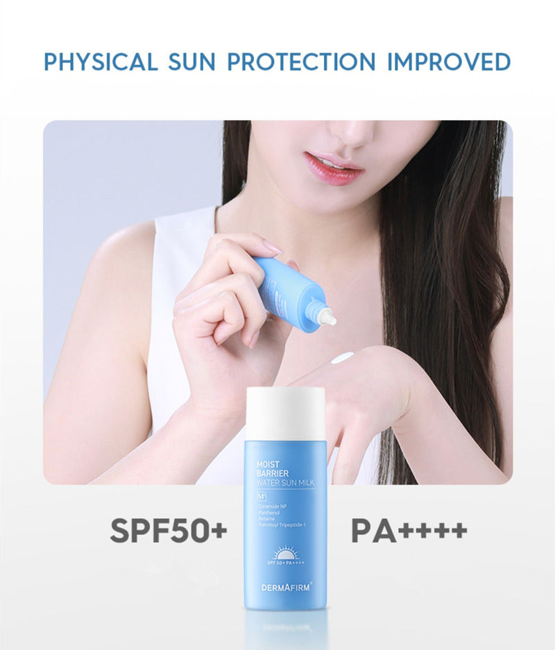 Dermafirm 50ml Moist Barrier Water Sun Defense Milk M4 SPF 50+ PA++++ T3117
