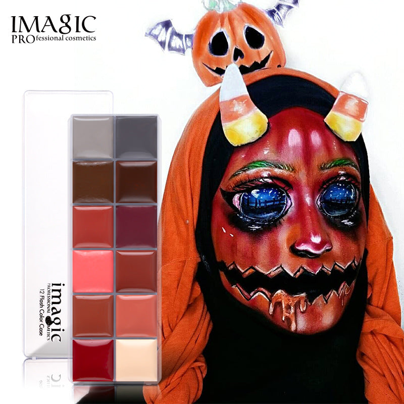 IMAGIC 12 Colors Flash Tattoo Face Body Paint T1911