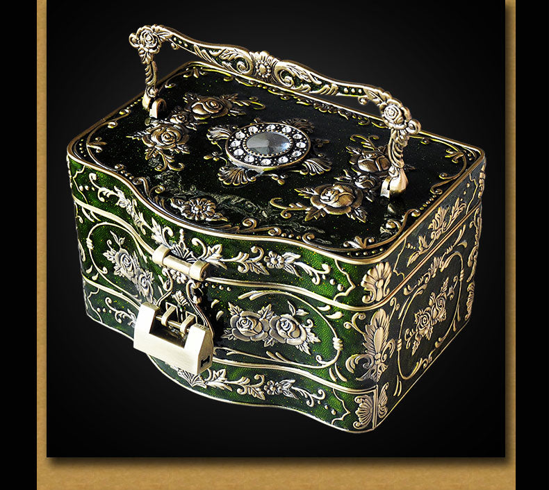Wasjoye Luxurious European Princess Handmade Jewelry Box T3234