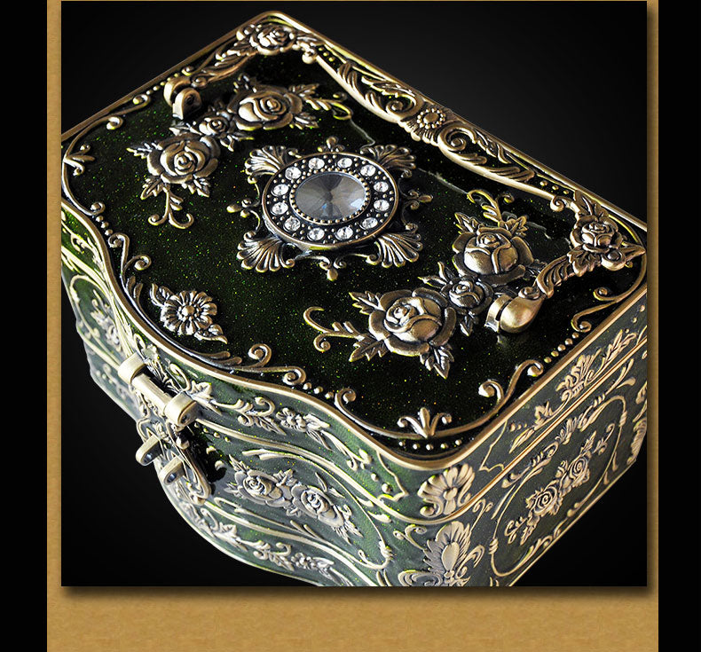 Wasjoye Luxurious European Princess Handmade Jewelry Box T3234