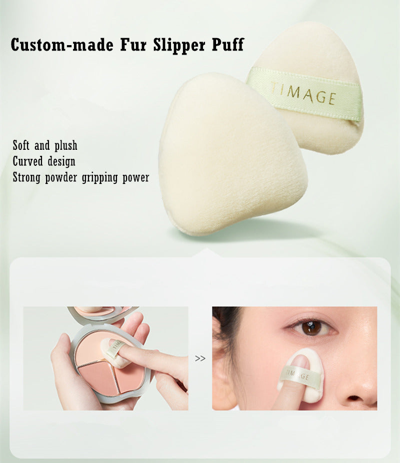 TIMAGE Green Jade Series Tri-Color Matte Blusher Palette T3129