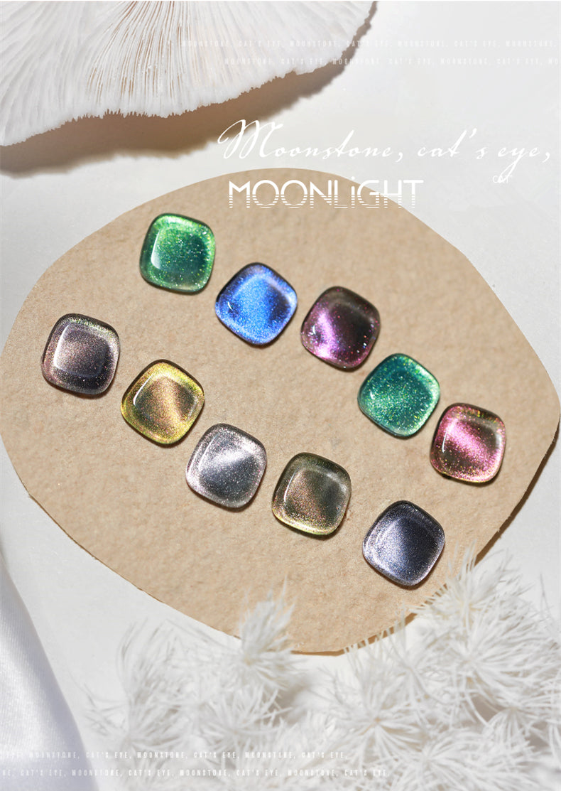 KaSi 15ml Healthy Moonlight Jewel Cat Eye Gel Nail Polish T2349