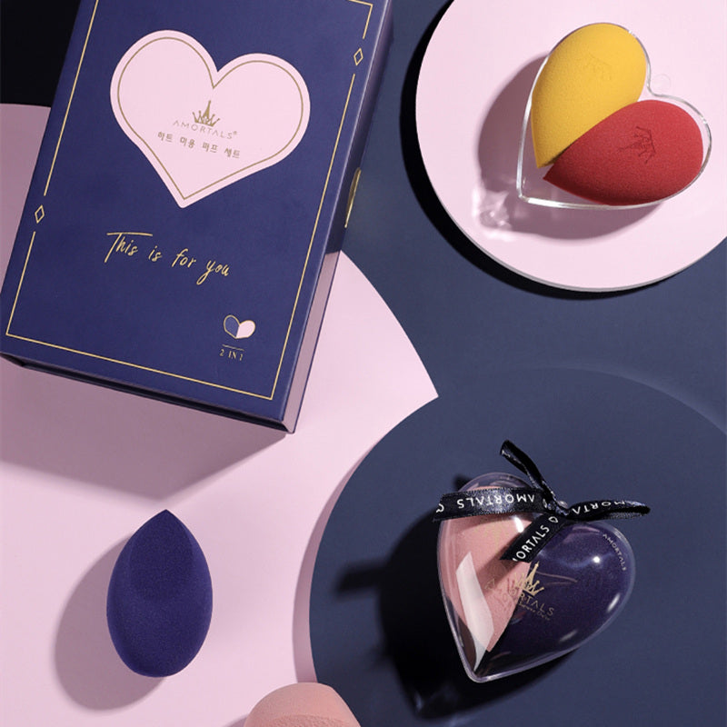 AMORTALS Love Makeup Sponge Puff Set T2503