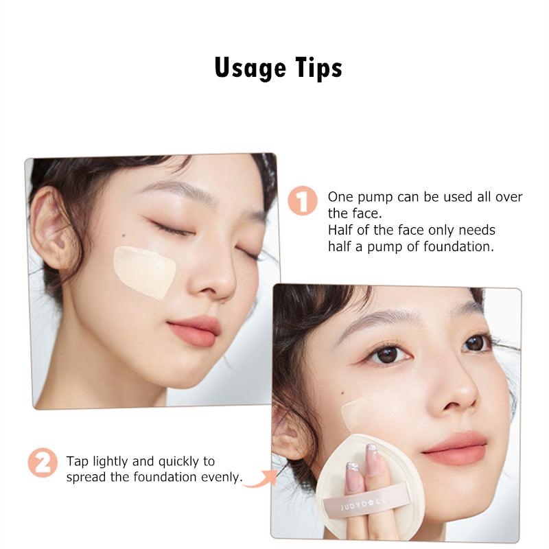 JUDYDOLL Traceless Cloud-Touch Cream Foundation T2986