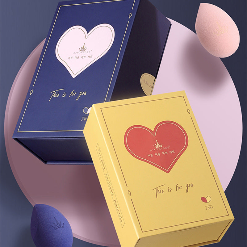 AMORTALS Love Makeup Sponge Puff Set T2503