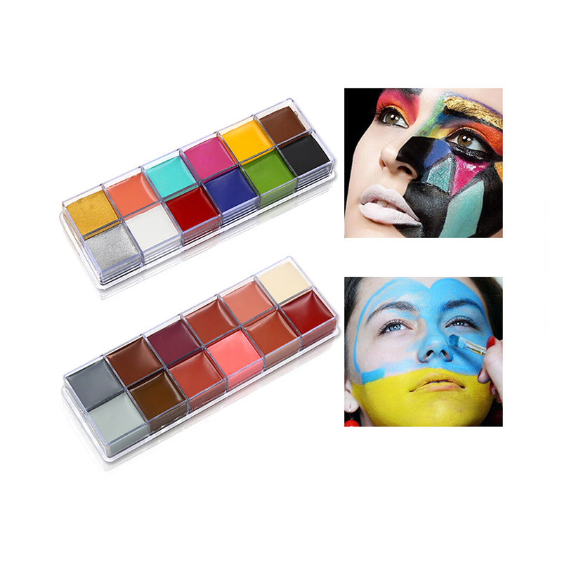 IMAGIC 12 Colors Flash Tattoo Face Body Paint T1911