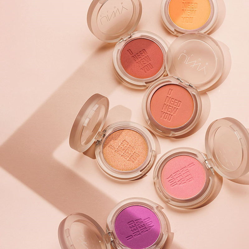 UNNY CLUB Satin Matte & Shimmer Makeup Blusher T2459