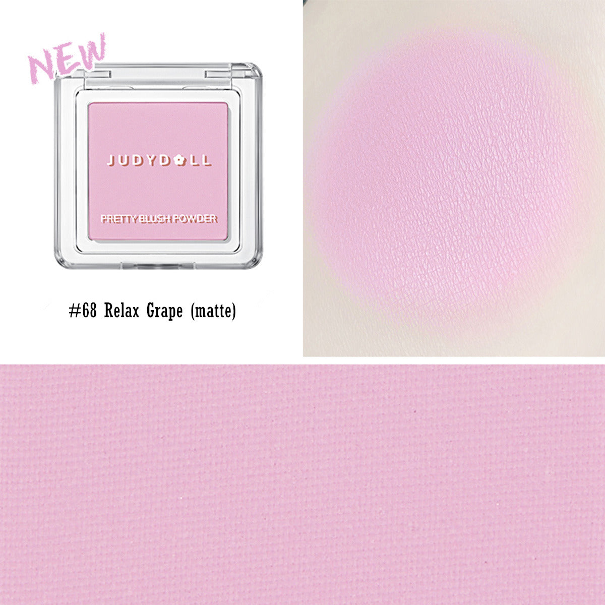 JUDYDOLL Silky Monochrome Matte Makeup Blusher T2308