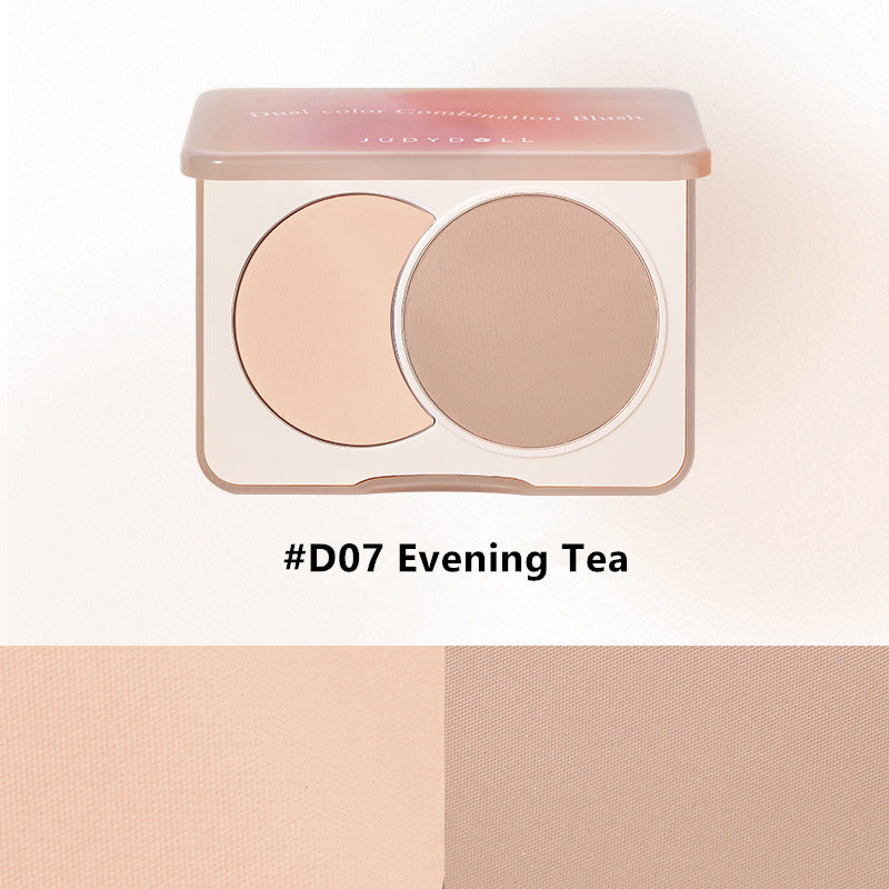 JUDYDOLL Two-Color Makeup Blusher Palette T2847