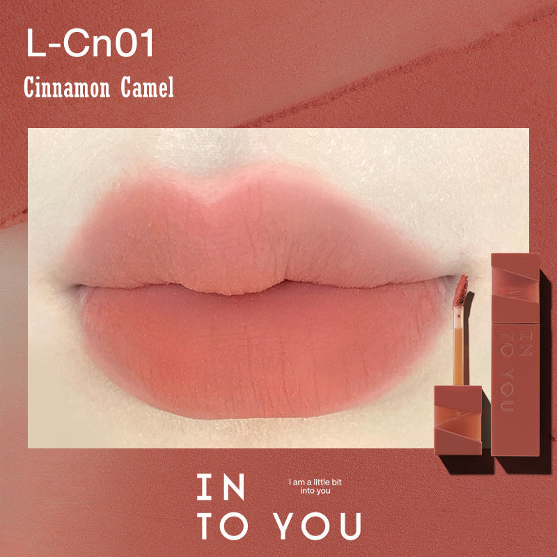 INTO YOU Printed Color Series Soft Mist Velvet Matte Lip Glaze T3211