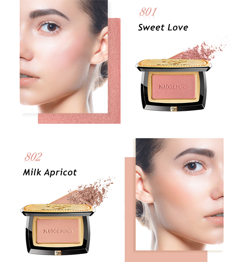MAOGEPING Soft Yarn Magic Natural Long-lasting Makeup Blusher T2991