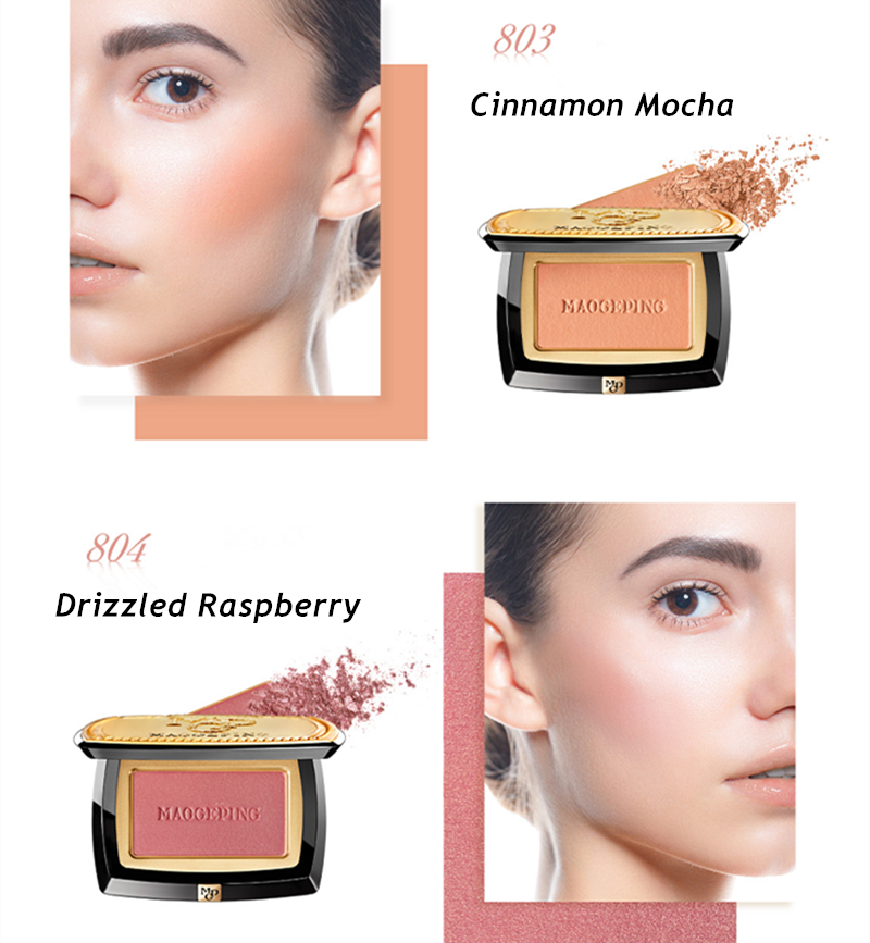 MAOGEPING Soft Yarn Magic Natural Long-lasting Makeup Blusher T2991