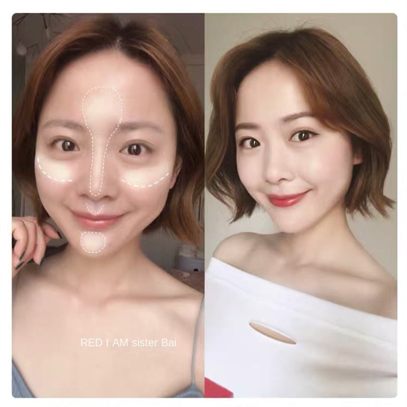 MAOGEPING 3D Light Shadow Highlighter & Contour Cream Palette T2969