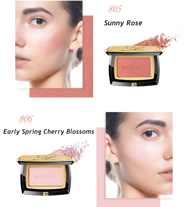 MAOGEPING Soft Yarn Magic Natural Long-lasting Makeup Blusher T2991