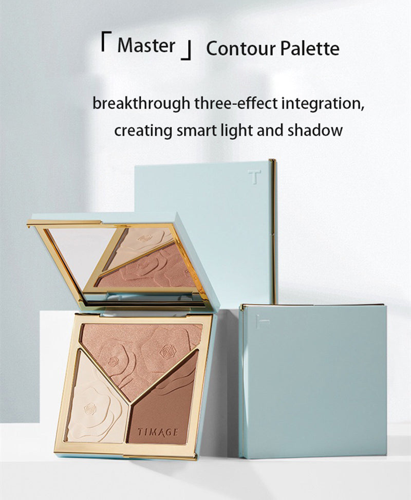 TIMAGE Matte & Shimmer Highlighter Contour Palette (3.0) T2912