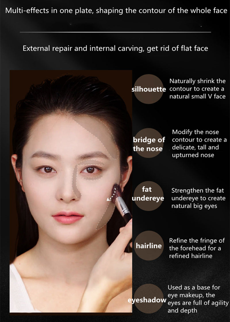 MAOGEPING 3D Light Highlighting Shading Contour Powder T2911