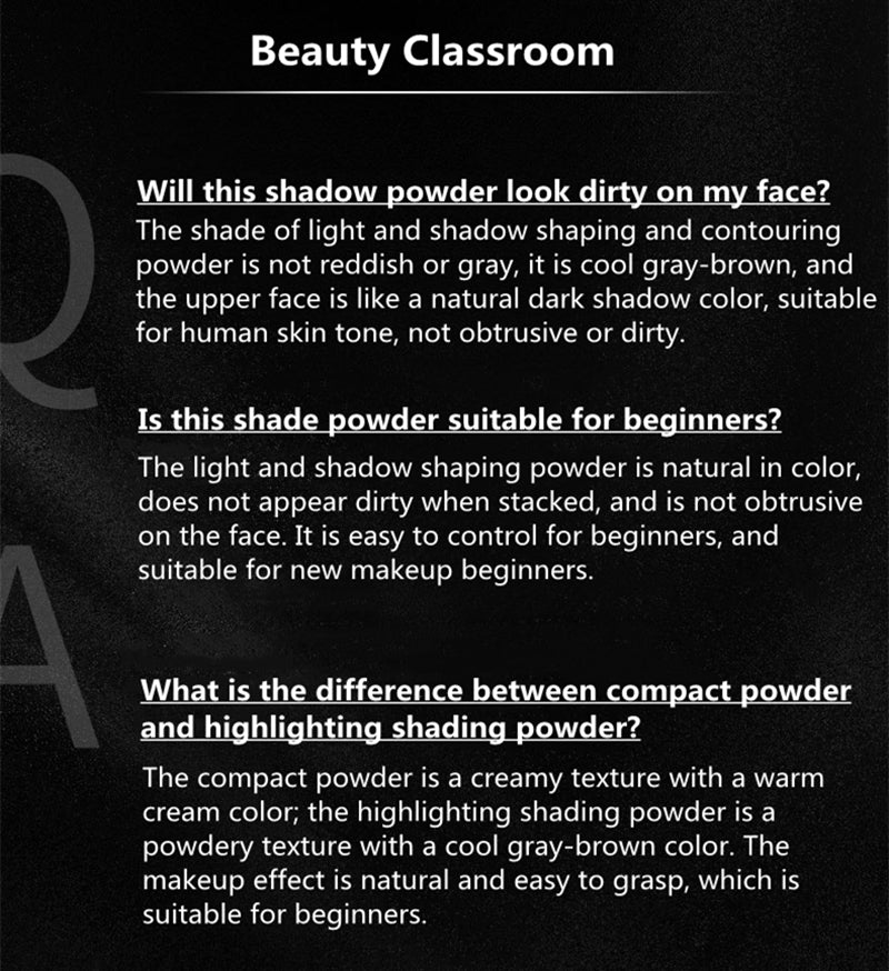MAOGEPING 3D Light Highlighting Shading Contour Powder T2911