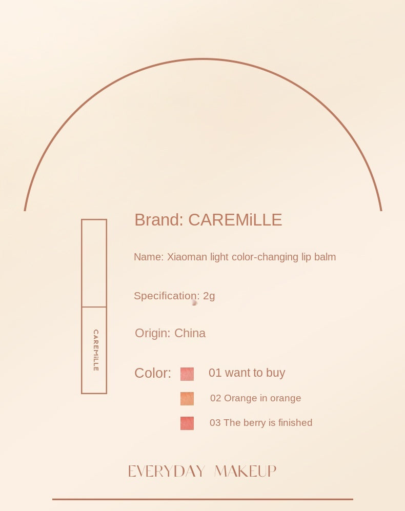 CAREMILLE Moisturizing Essence Color-Changing Lip Balm (5.0) T3046