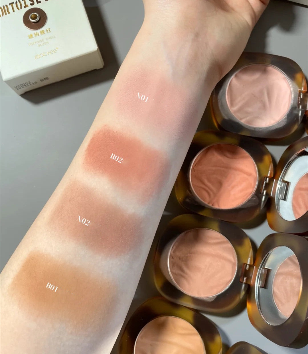 JOOCYEE Amber Series Monochrome Matte Makeup Blusher T2411