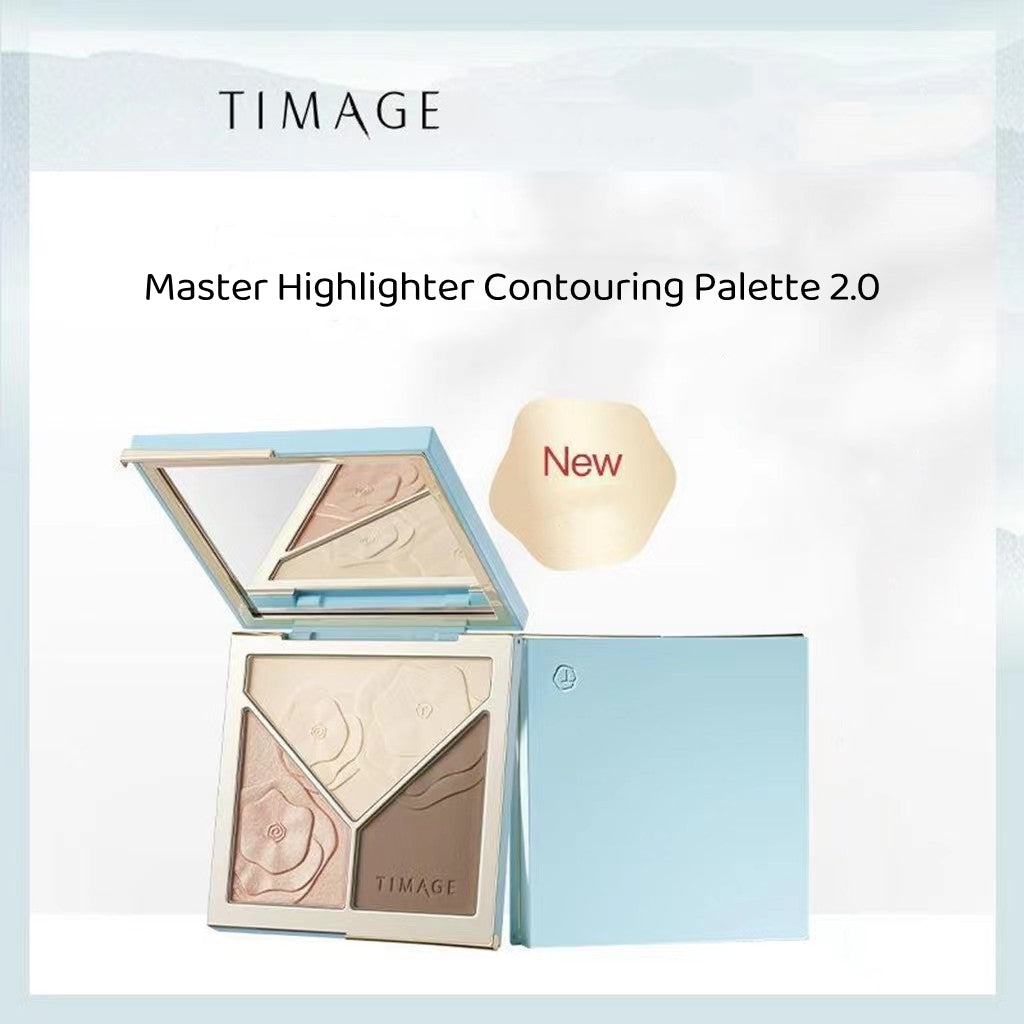 TIMAGE Matte & Shimmer Highlighter Contour Palette (2.0) T2912