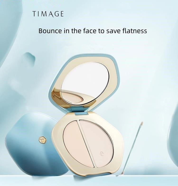 TIMAGE Soft Light Two-Shade Matte Highlighter Palette T3122