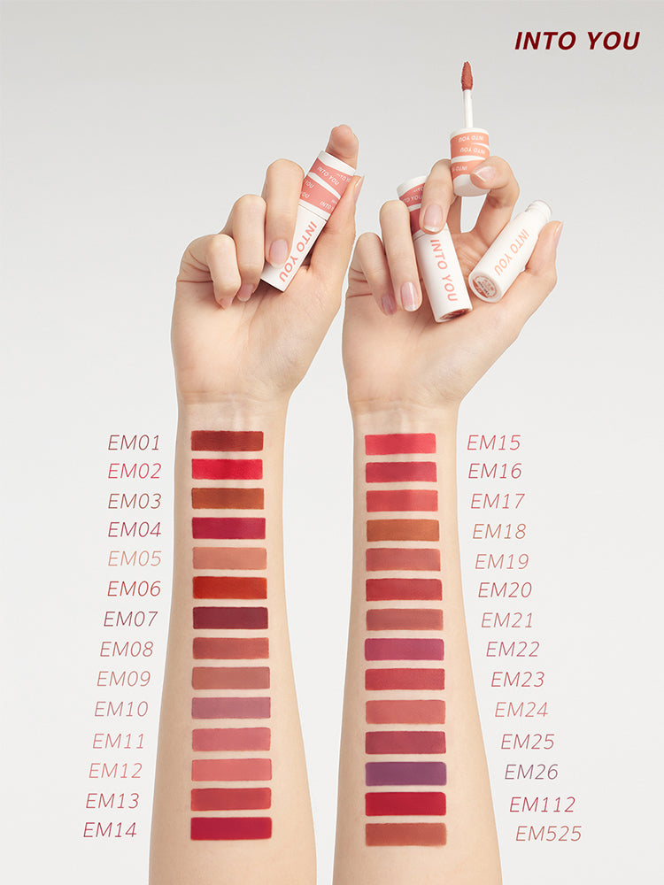 INTO YOU Super Heroine Series Velvet Matte Lip Mud T3070