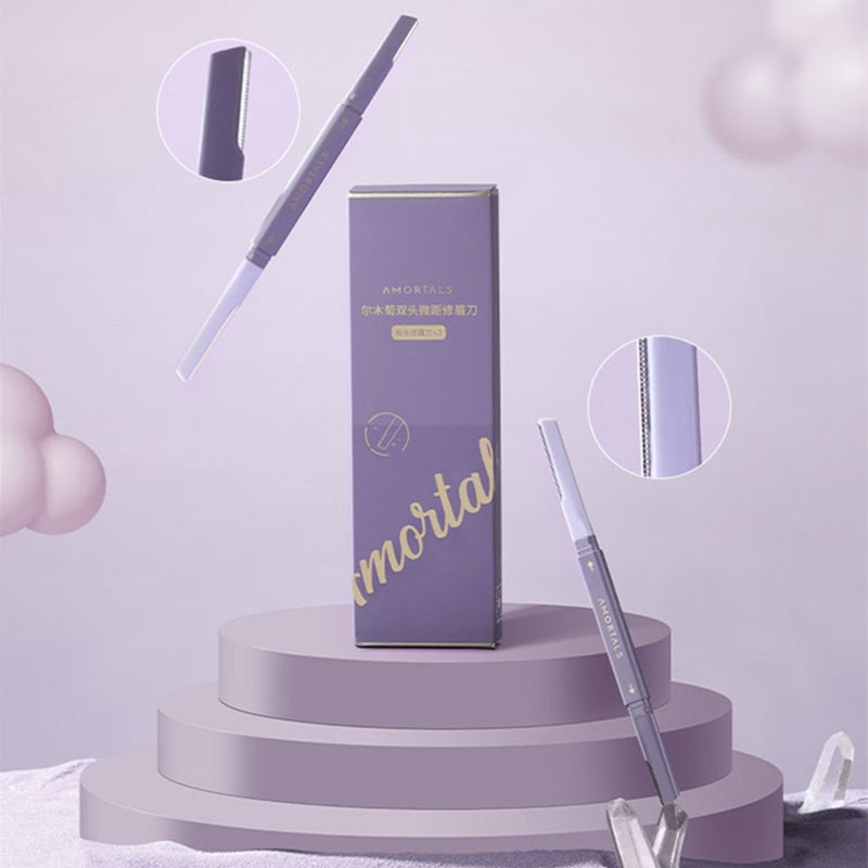 AMORTALS Øjenbrynstrimmer med dobbelt hoved, 2 stk. sæt T2870