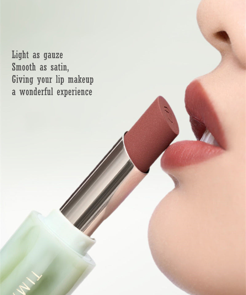 TIMAGE Green Jade Series Satin Matte Lipstick T3132