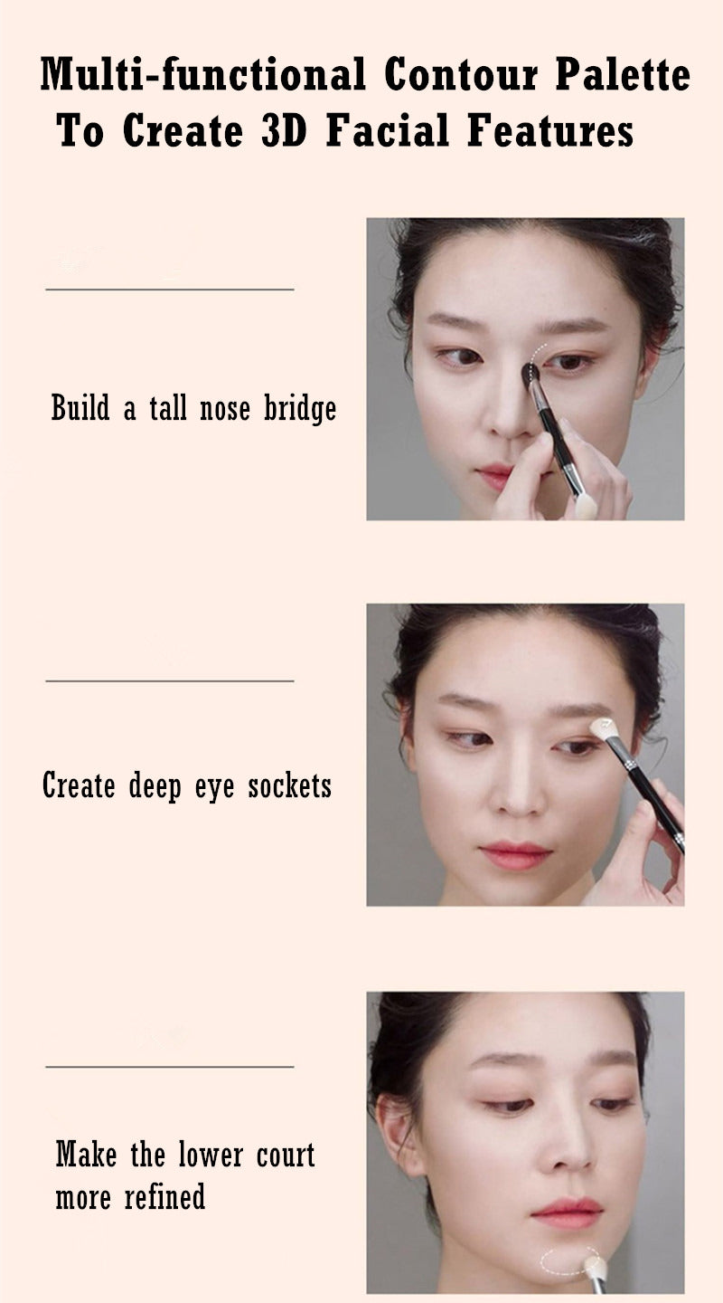 MAOGEPING 3D Light Nose Bridge Lifting Contour Palette T3111